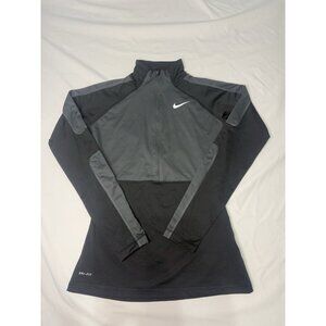 Women’s NIKE PRO Dri Fit 1/2 Zip Long Sleeve Running Shirt Medium